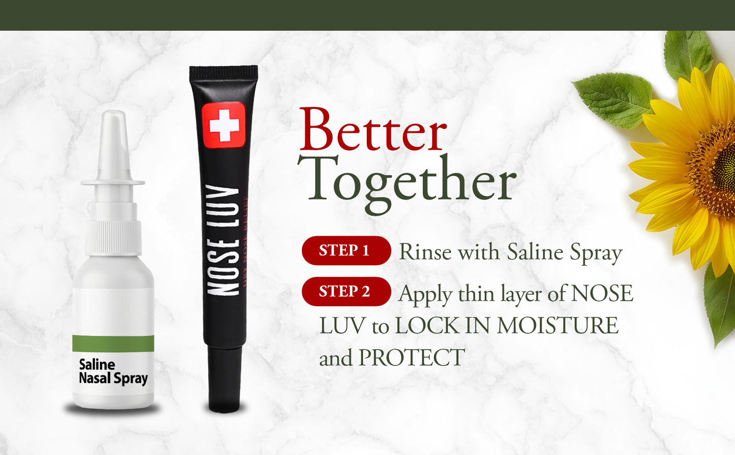 NOSE LUV: The Organic Hydrating Nasal Moisturizer- BOGO